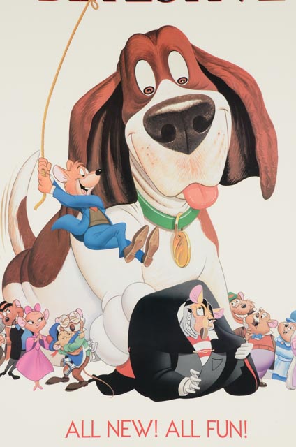 Walt Disney Pictures Theatrical Release Poster "The Great Mouse Detective"