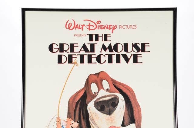 Walt Disney Pictures Theatrical Release Poster "The Great Mouse Detective"