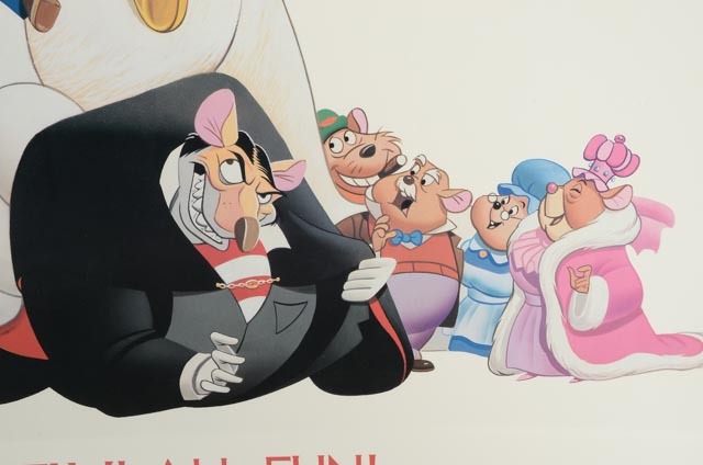 Walt Disney Pictures Theatrical Release Poster "The Great Mouse Detective"