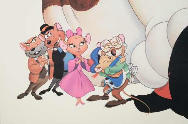 Walt Disney Pictures Theatrical Release Poster "The Great Mouse Detective"