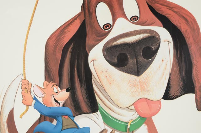 Walt Disney Pictures Theatrical Release Poster "The Great Mouse Detective"