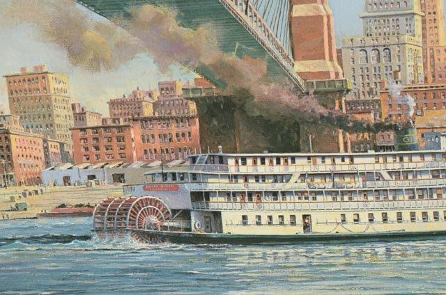 Michael Blaser Signed Limited Edition Offset Lithograph "Cincinnati Morning"