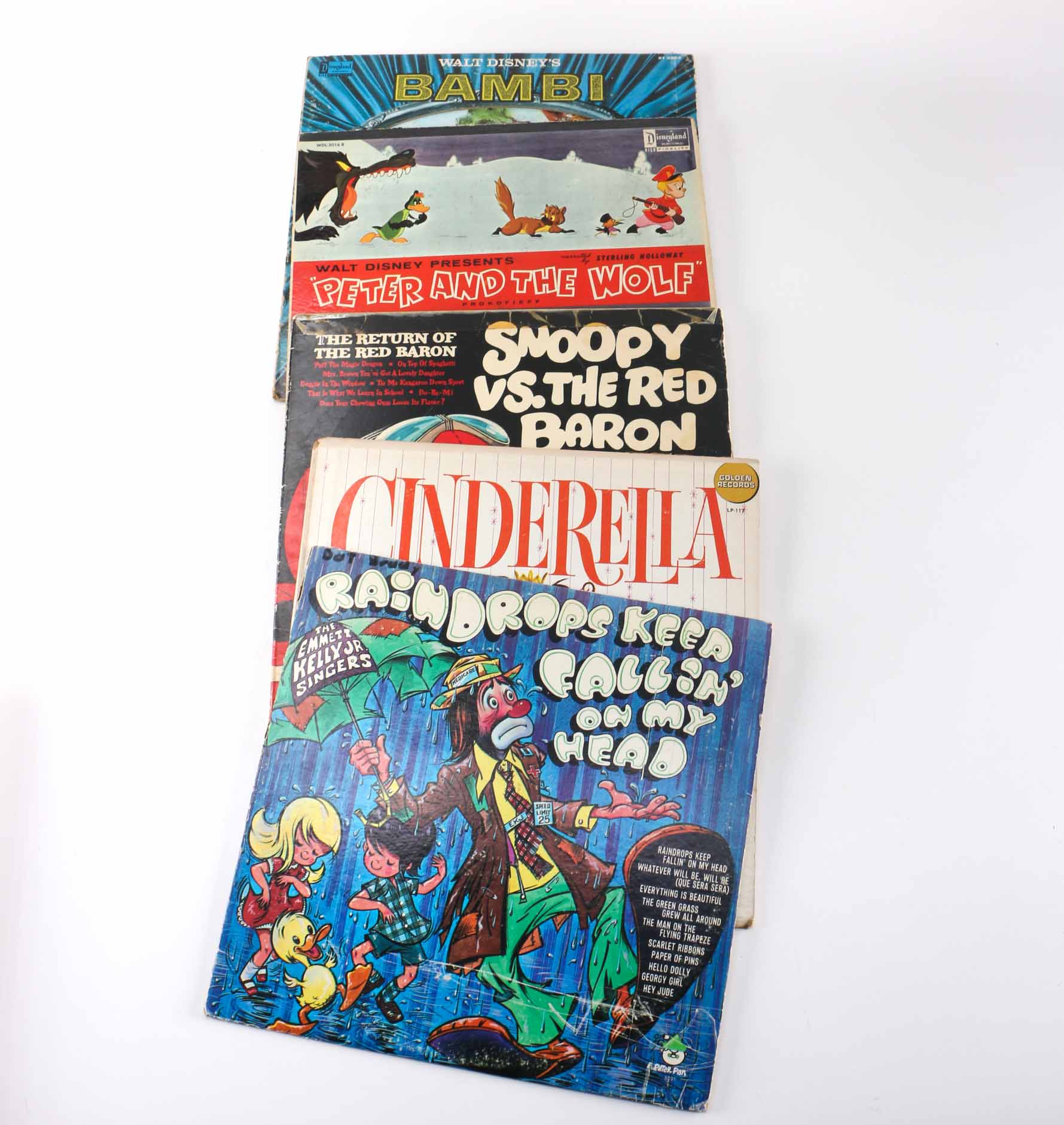 Vintage Records Featuring Walt Disney Soundtracks