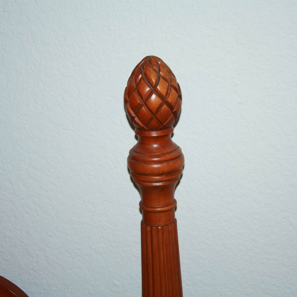 Pair of Kling Federal Style Maple Twin Beds and Bedding