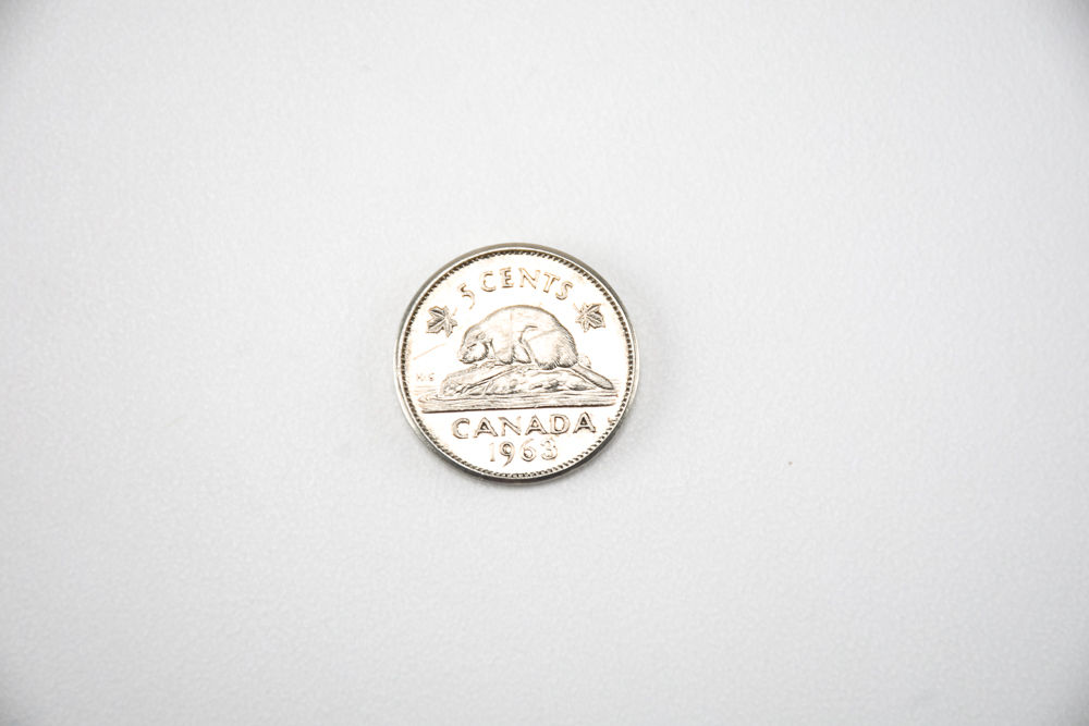 Canadian 25, 10 And 5 Cent Coins