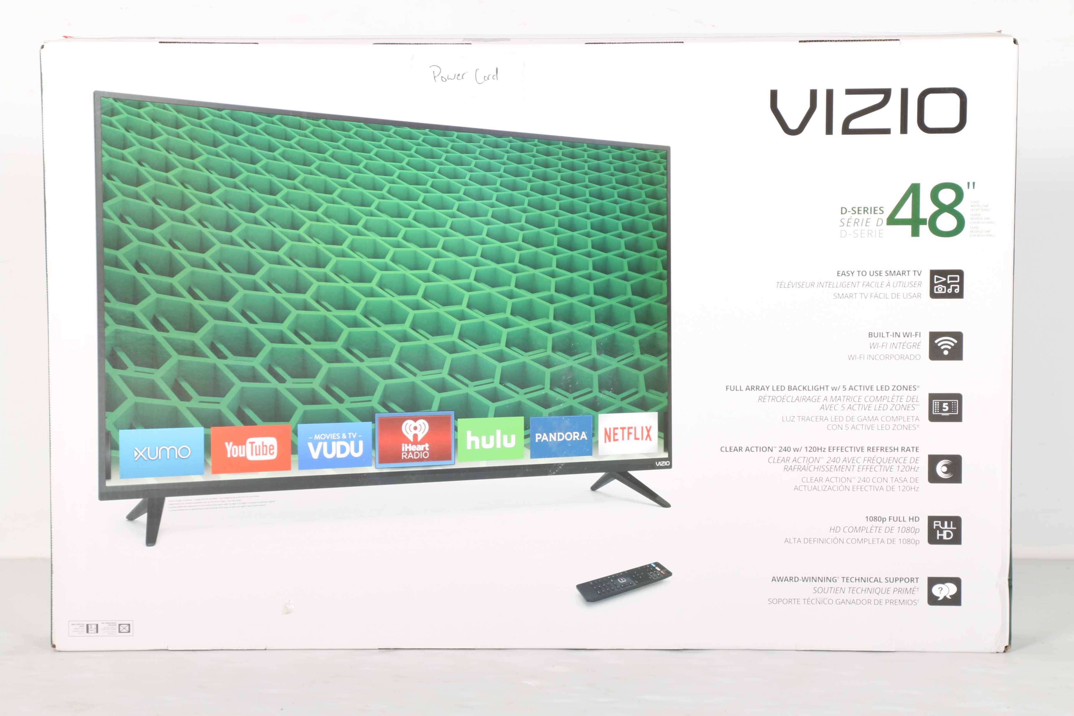 48" Vizio Flat Screen Smart Television