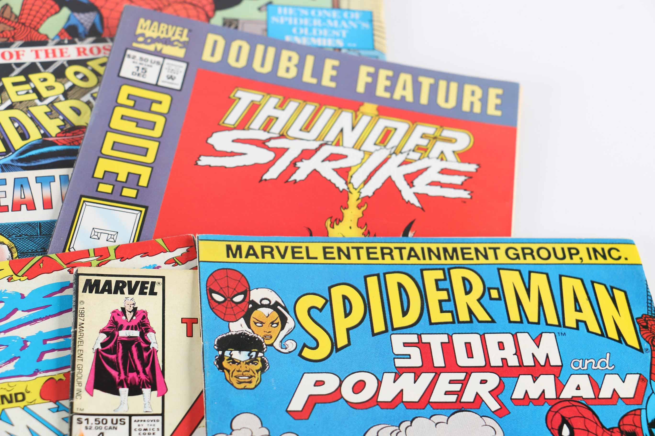 Assorted Modern Age Comics Featuring 1st issue from 1990 "Spider-Man" Series