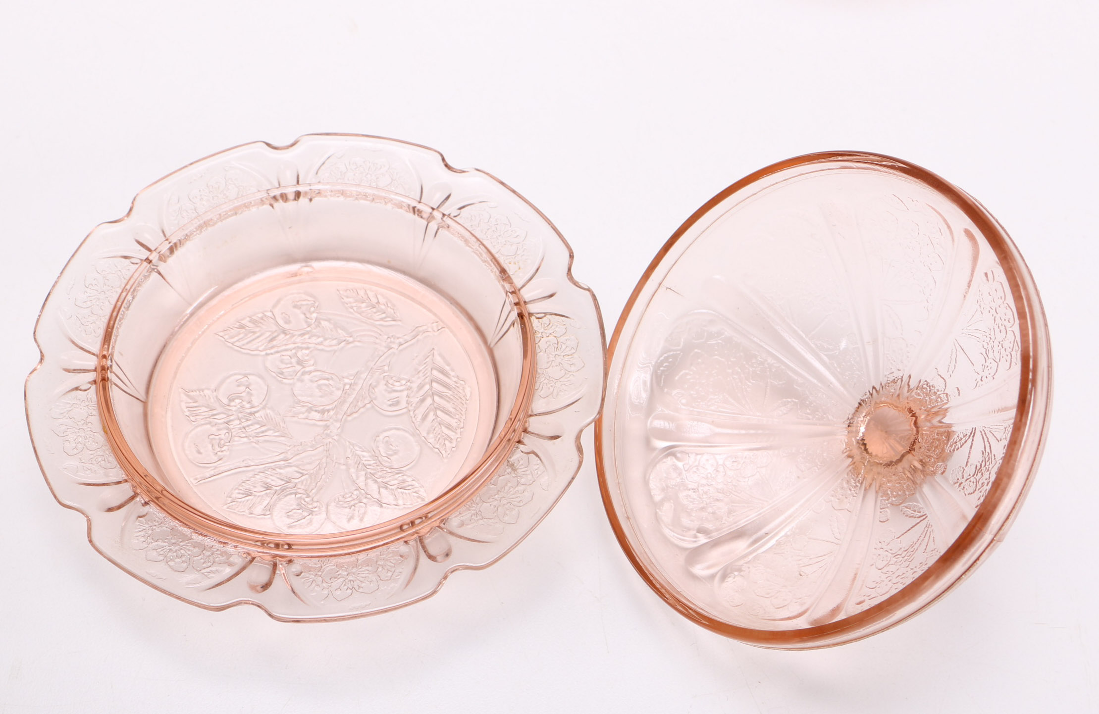 Pink Depression Glass