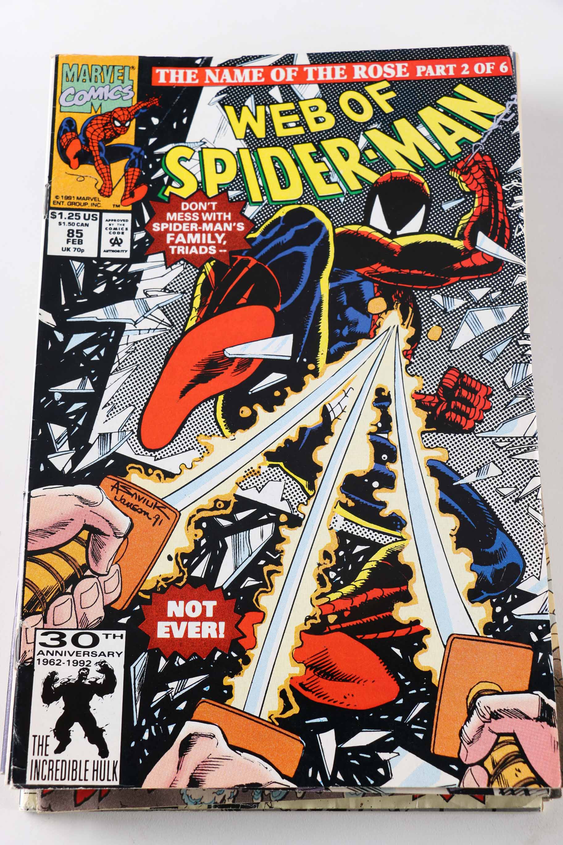 Assorted Modern Age Comics Featuring 1st issue from 1990 "Spider-Man" Series