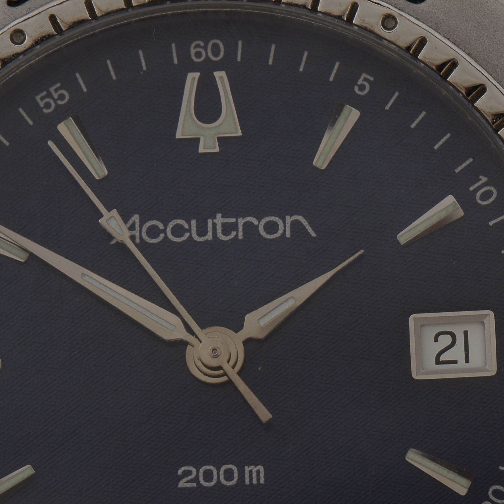 Men's Accutron Swiss Made Stainless Steel Watch with Accutron Bulova Case