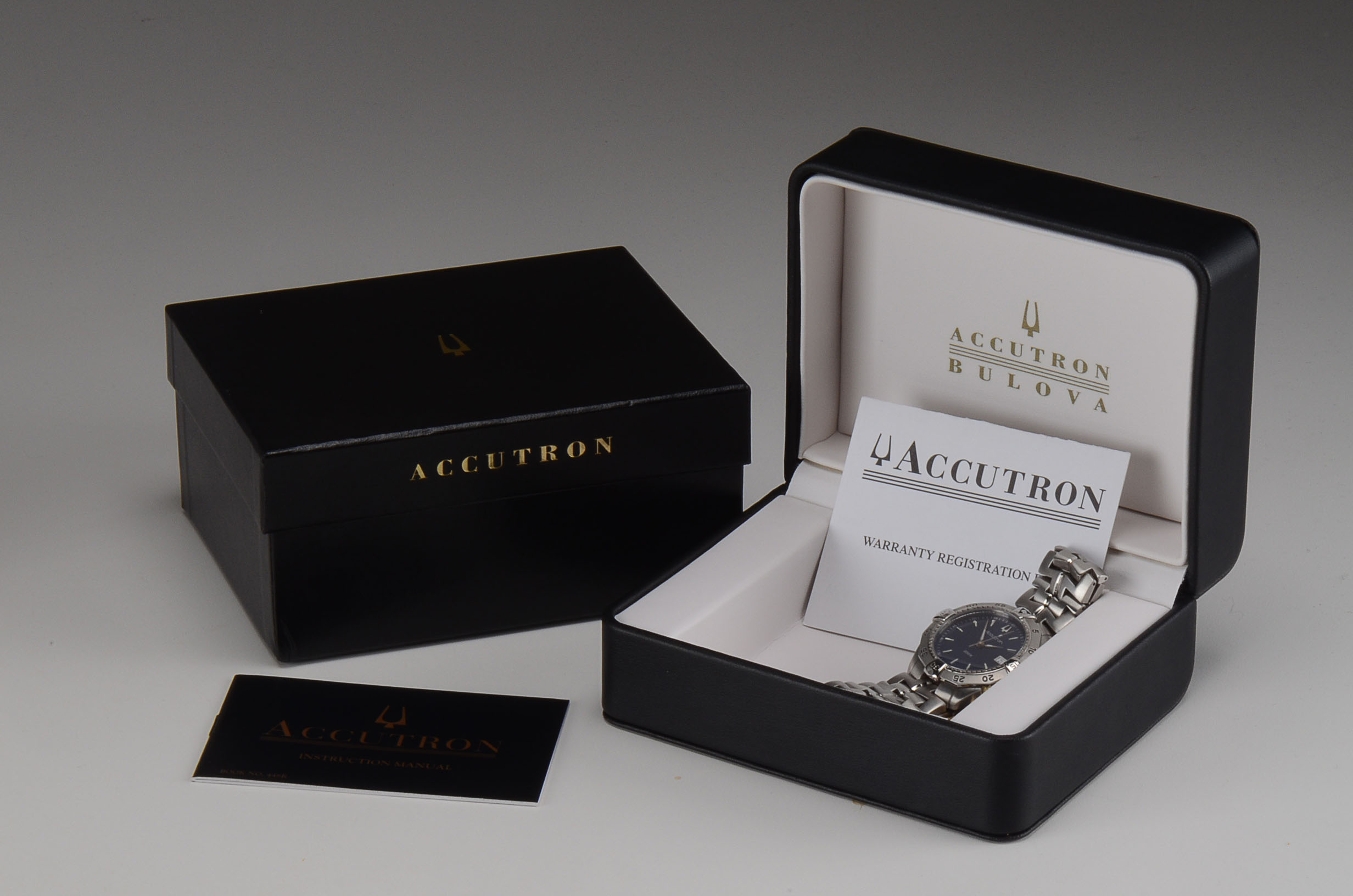 Men's Accutron Swiss Made Stainless Steel Watch with Accutron Bulova Case