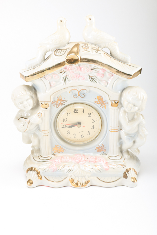 Collection of Decorative Clocks featuring Godinger