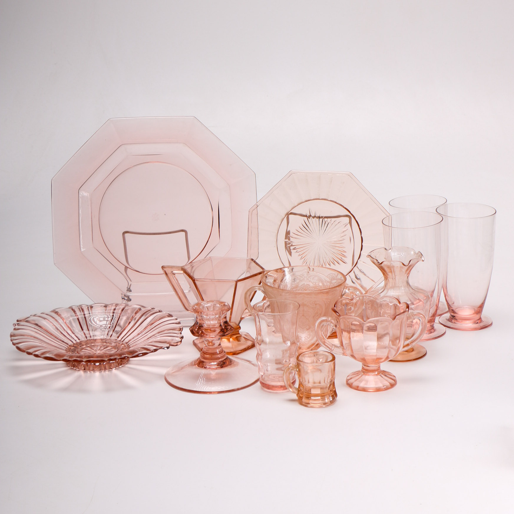 Pink Depression Glass