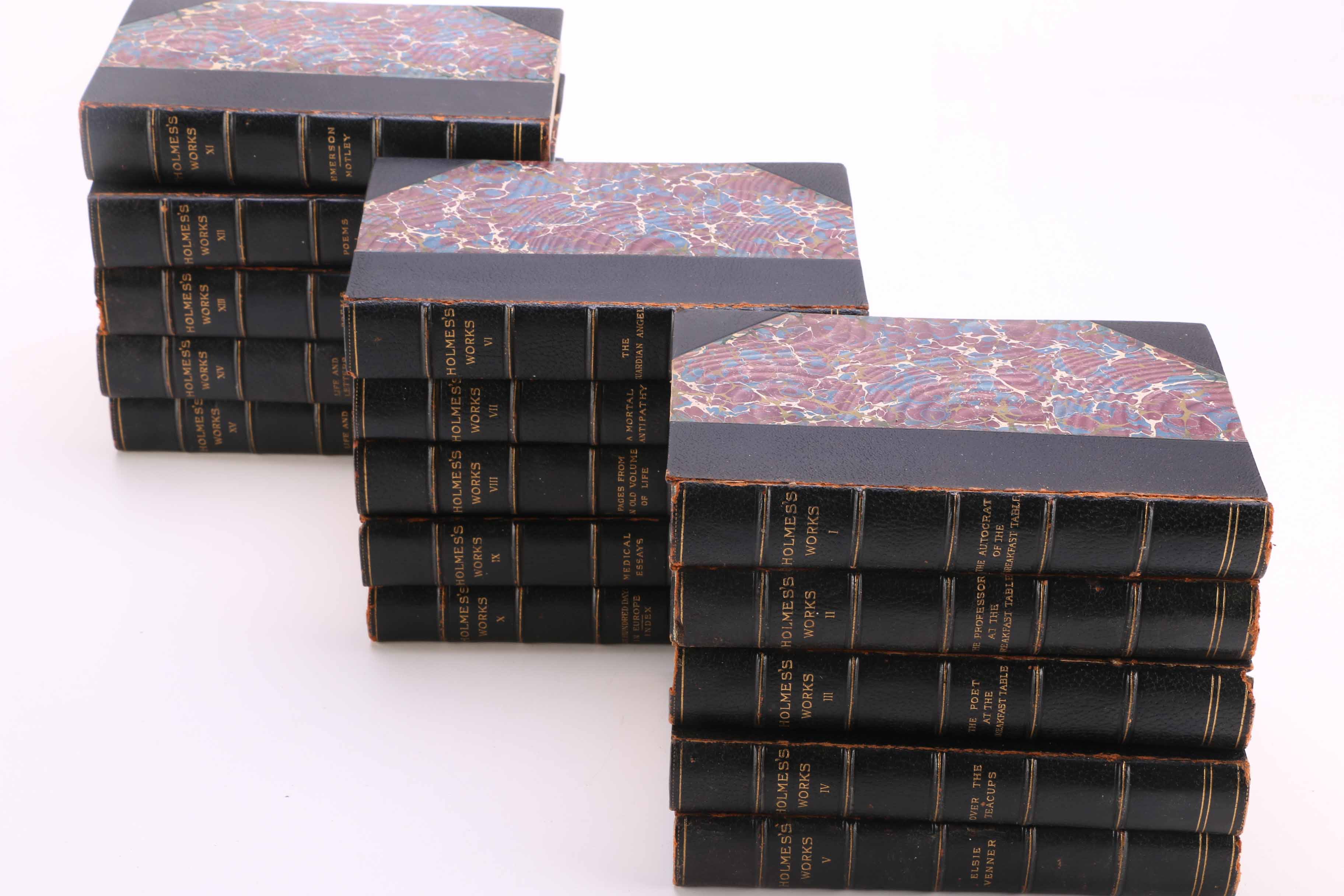 Fifteen-Volume Collection of the Work of Oliver Wendell Holmes