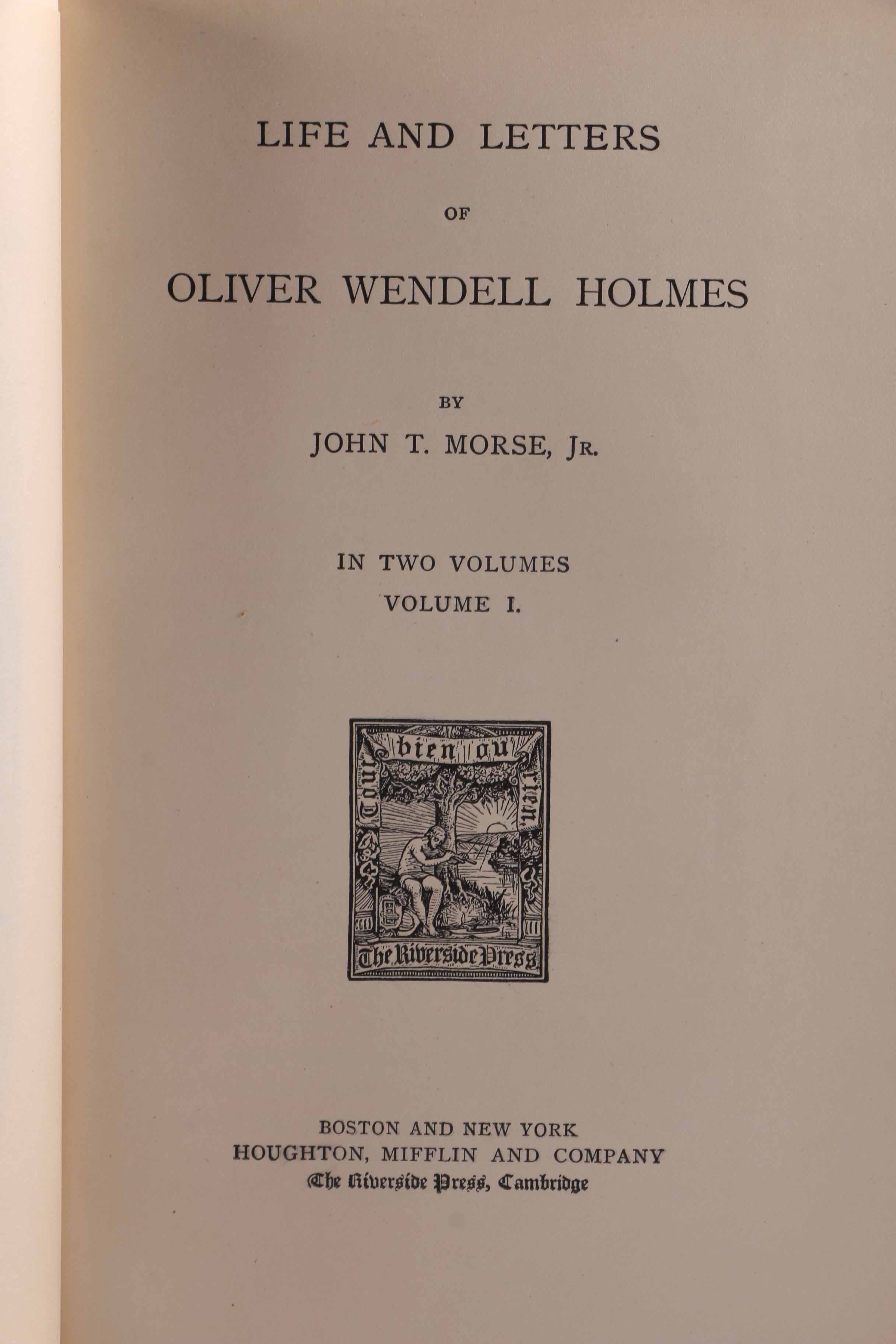 Fifteen-Volume Collection of the Work of Oliver Wendell Holmes