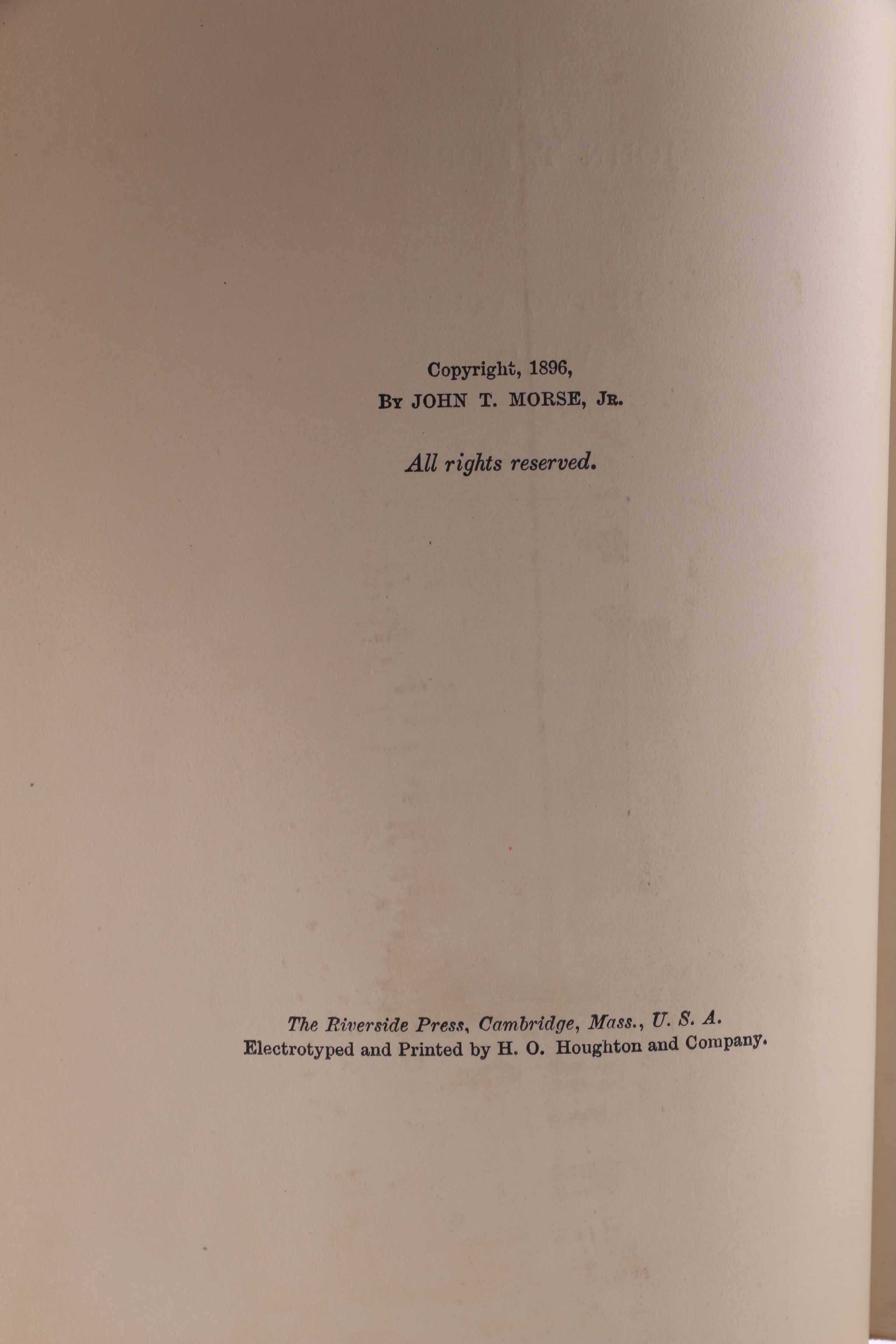 Fifteen-Volume Collection of the Work of Oliver Wendell Holmes