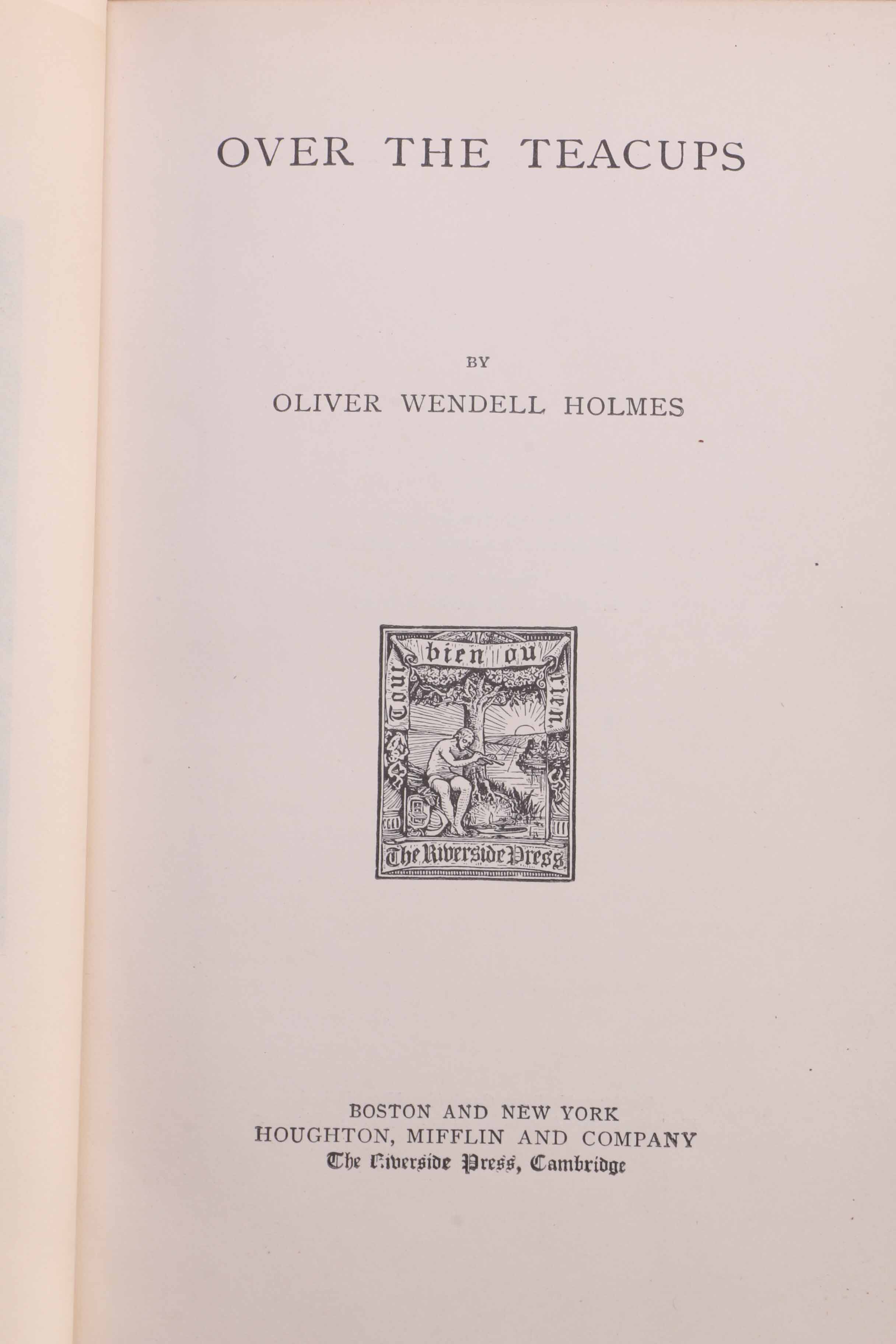 Fifteen-Volume Collection of the Work of Oliver Wendell Holmes