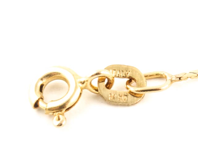 14K Yellow Gold Bracelets and Necklaces