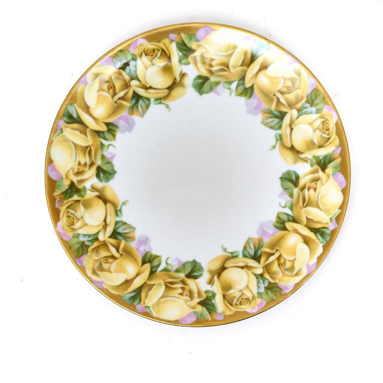 Collection of Four Vintage Porcelian Plates