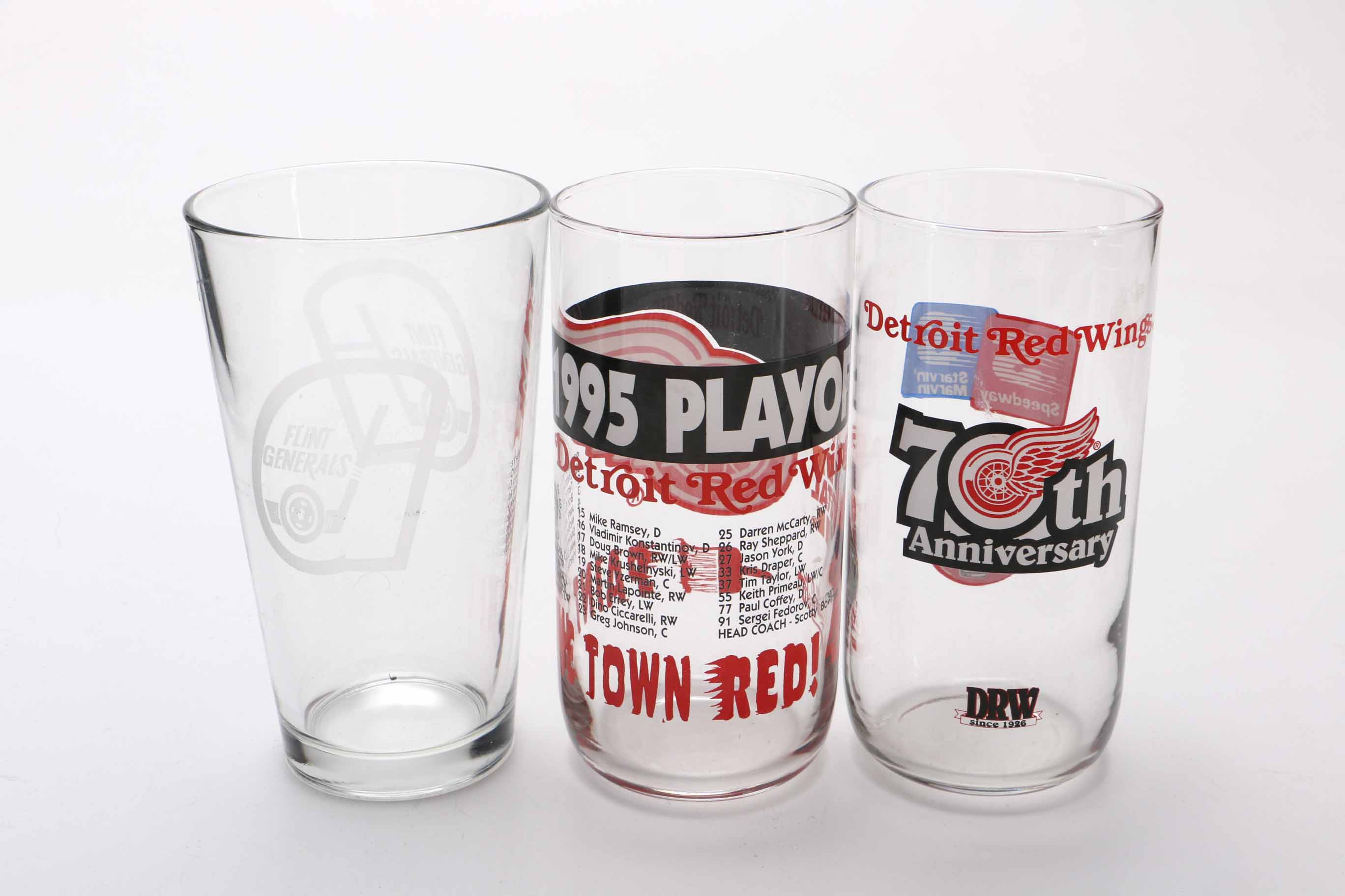 Assortment of Sports Drinking Glasses