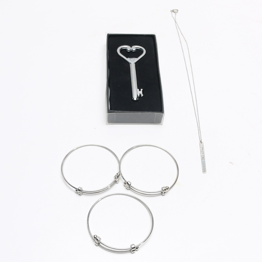 Collection of Silver-Tone Jewelry