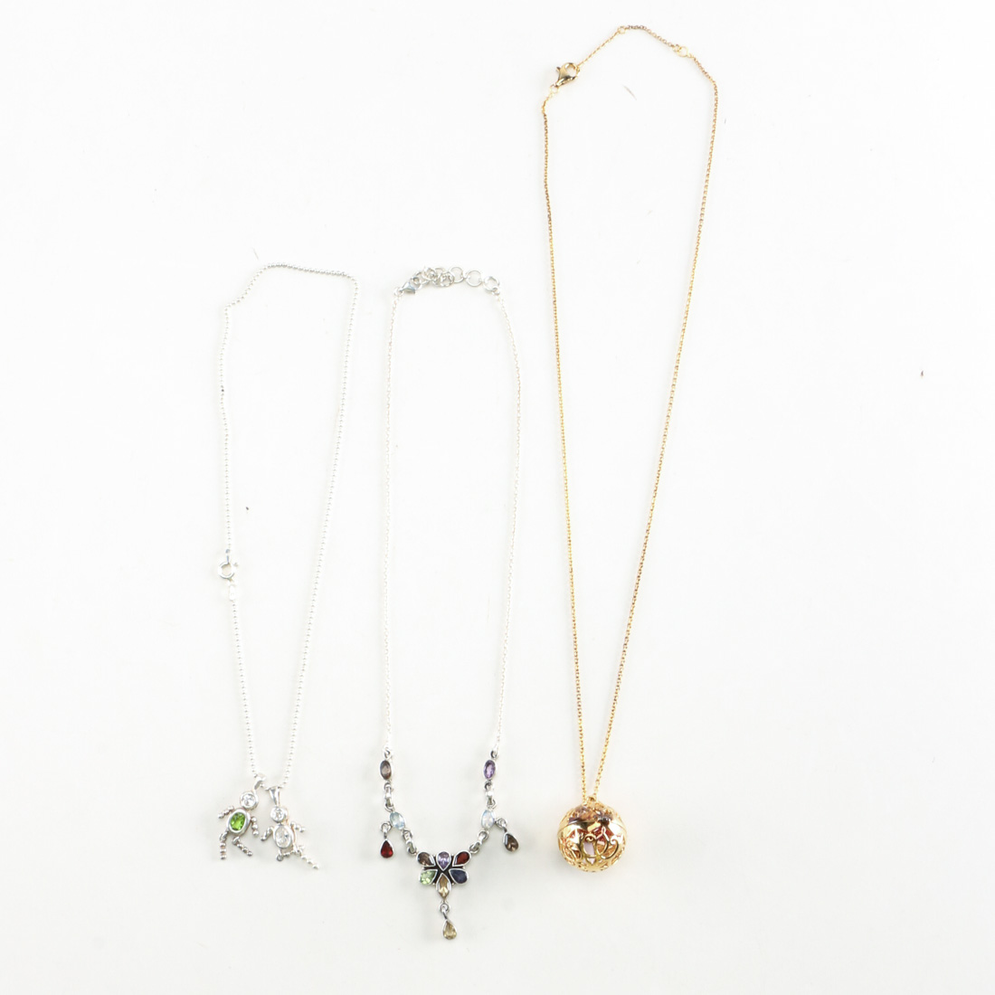 Collection of Sterling Silver Necklaces