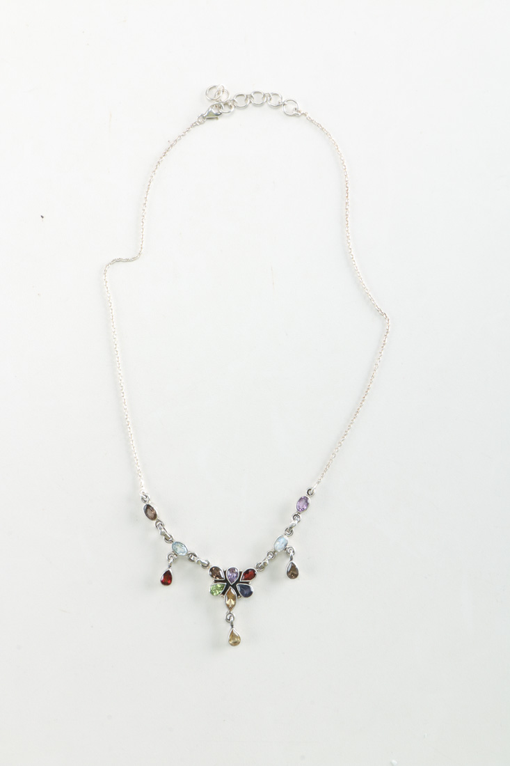 Collection of Sterling Silver Necklaces