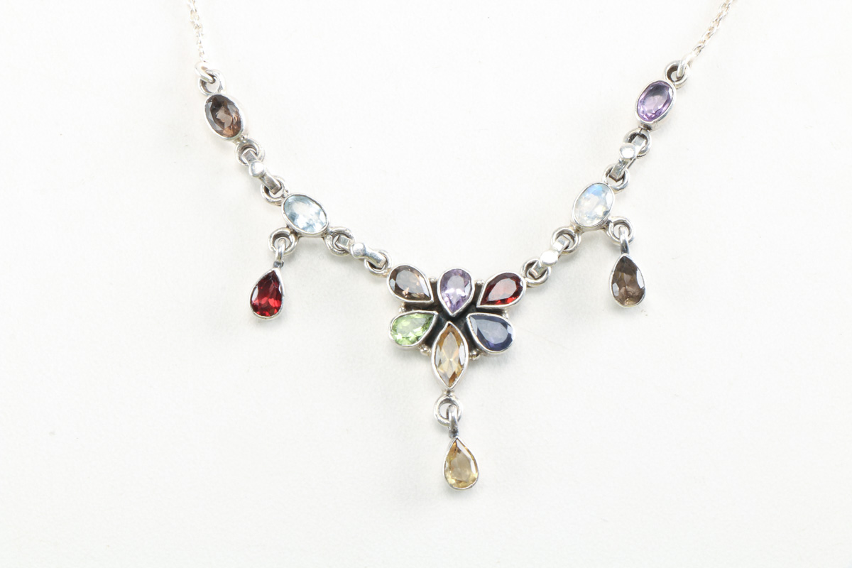 Collection of Sterling Silver Necklaces