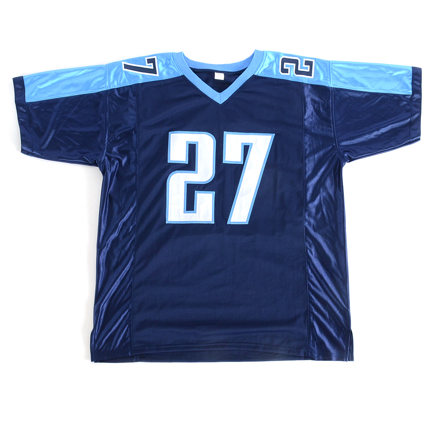 Eddie George Signed Titans NFL Football Jersey JSA COA