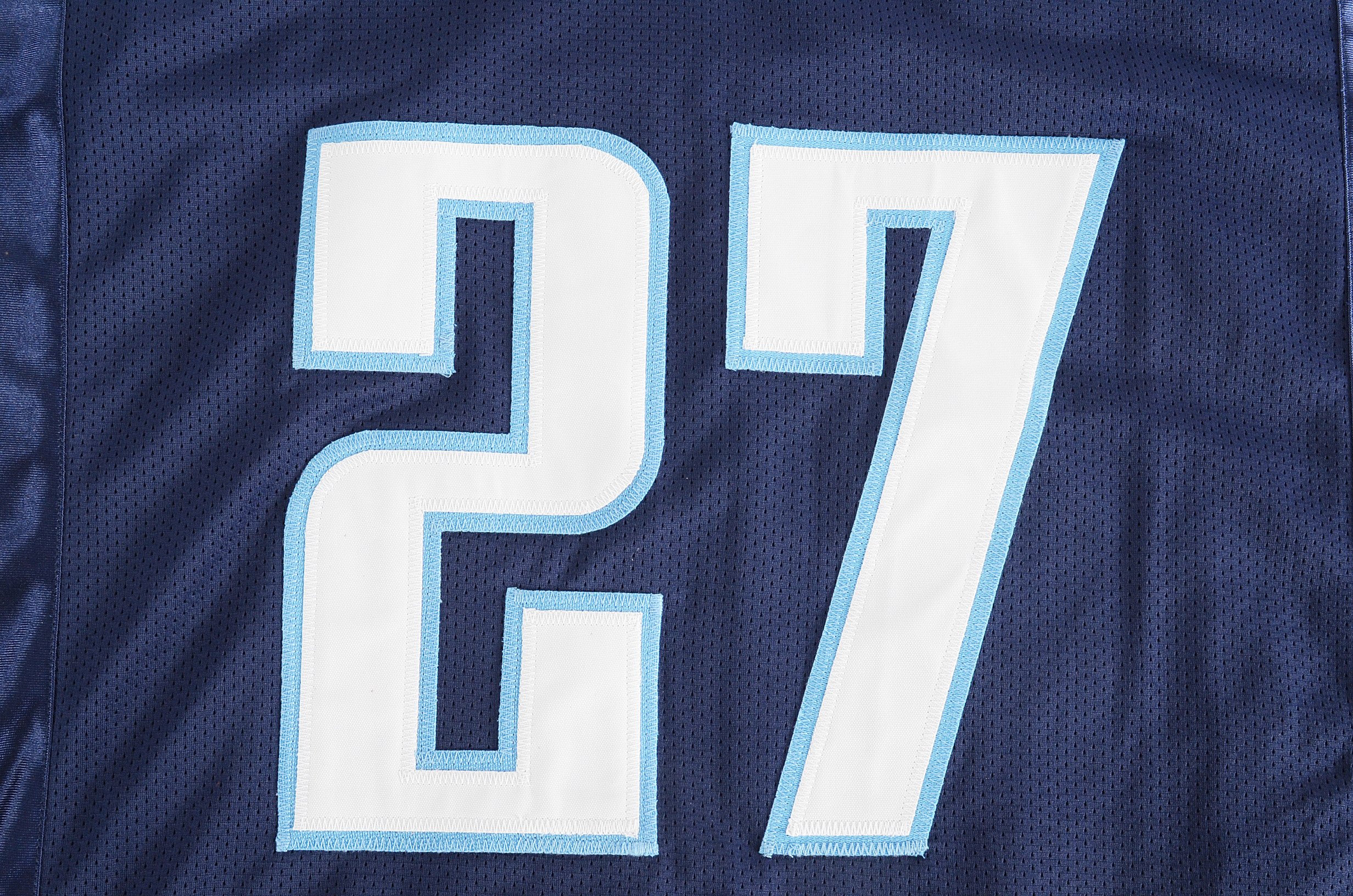 Eddie George Signed Titans NFL Football Jersey JSA COA