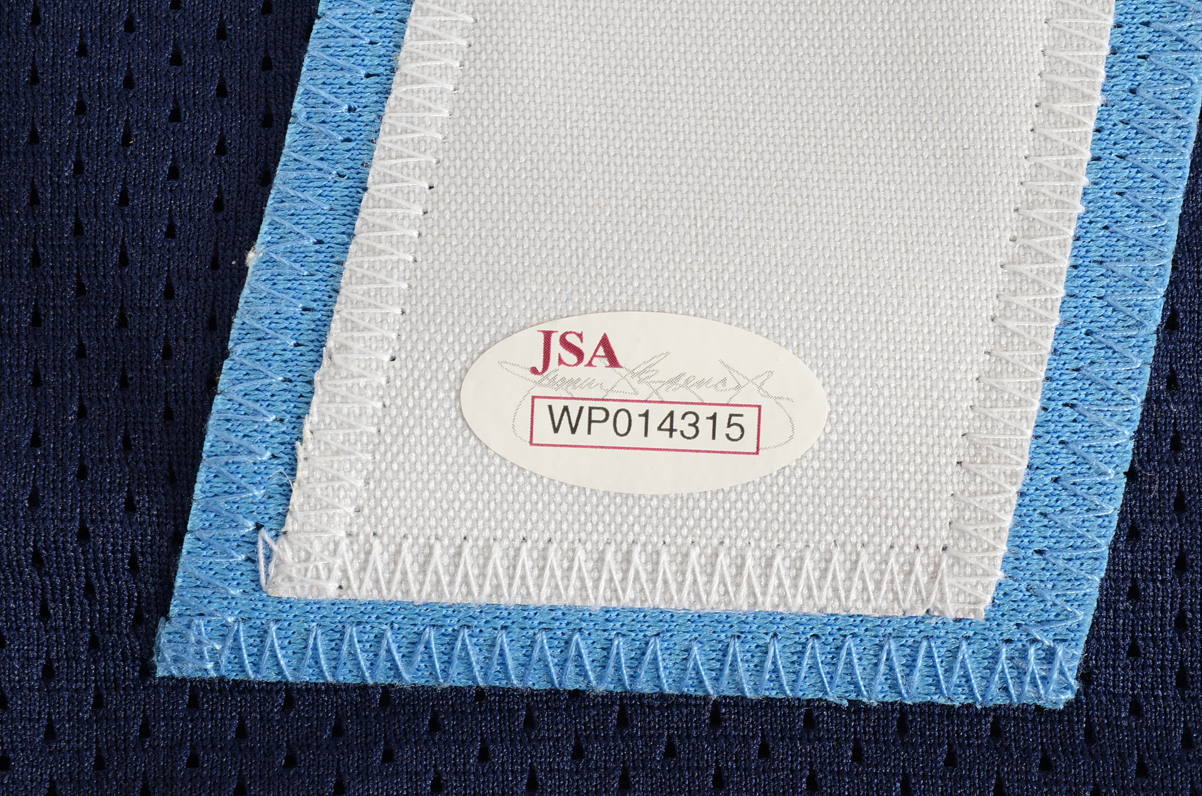 Eddie George Signed Titans NFL Football Jersey JSA COA