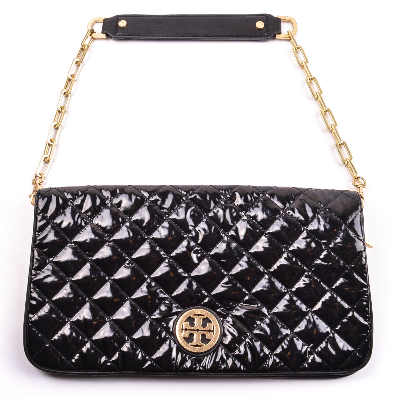 Tory Burch Reva Quilted Clutch Handbag