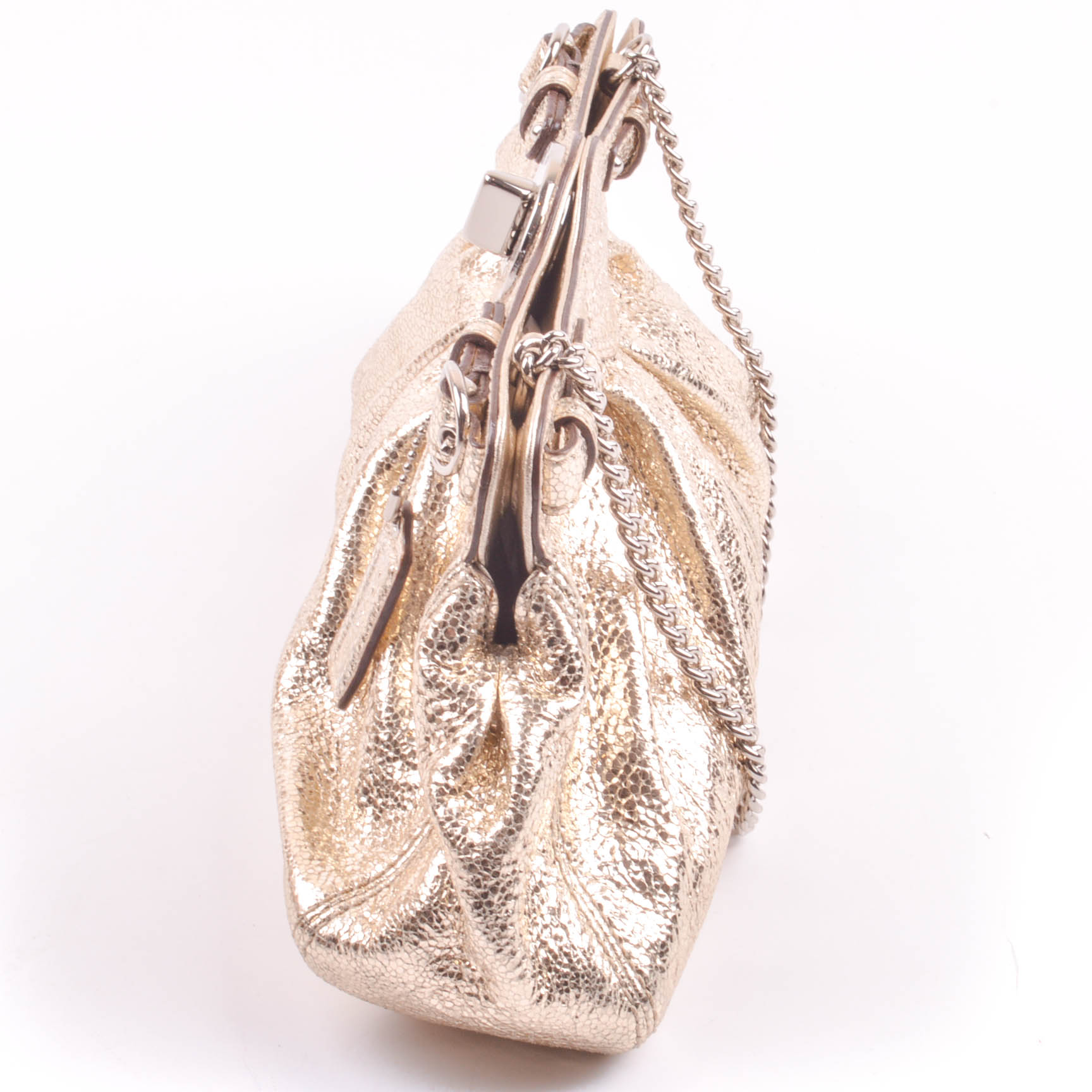 Metallic Coach Evening Bag