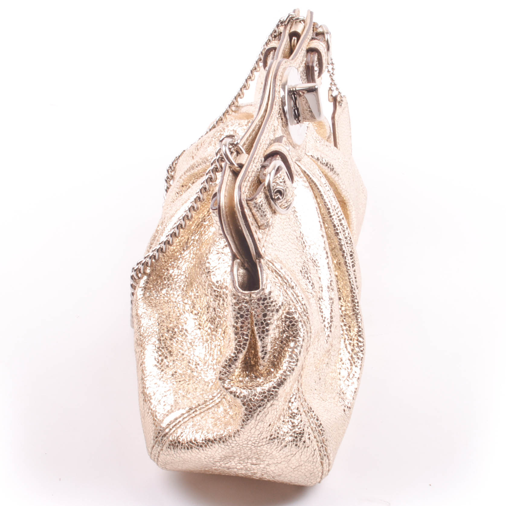 Metallic Coach Evening Bag
