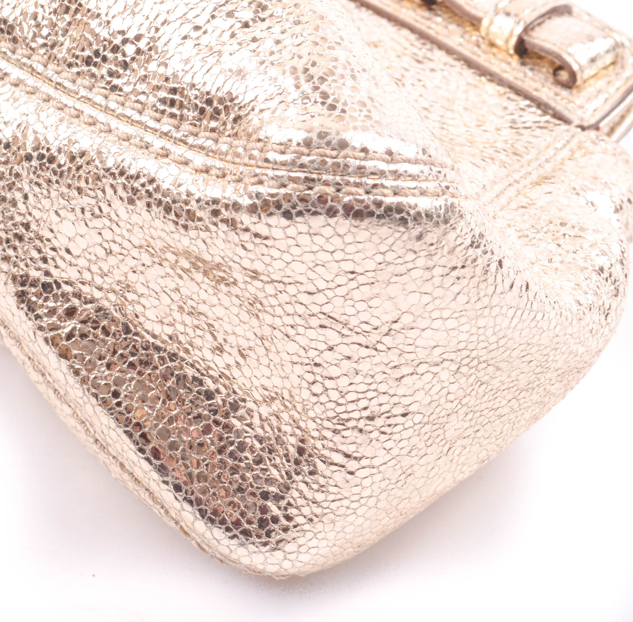 Metallic Coach Evening Bag