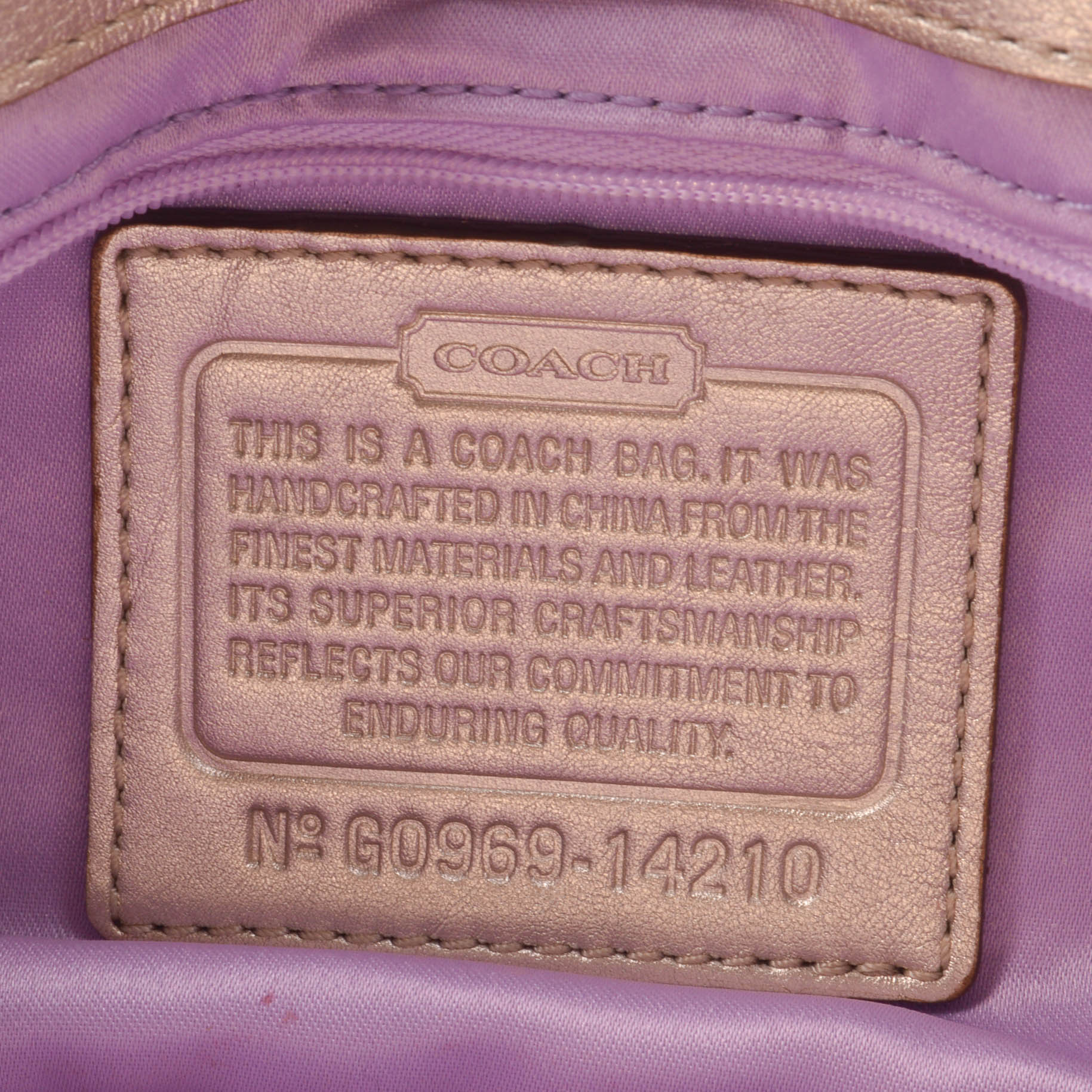 Metallic Coach Evening Bag