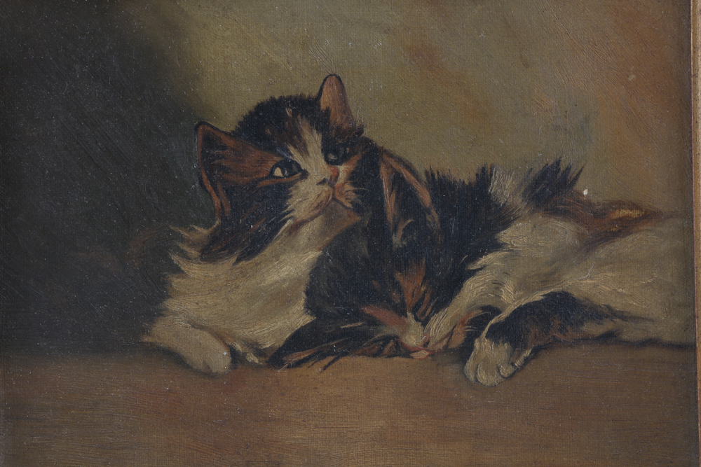 Original Oil Painting of Kittens