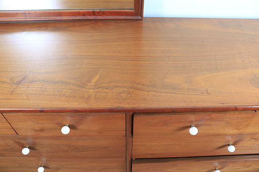 Mid Century Modern Dresser and Mirror by Drexel
