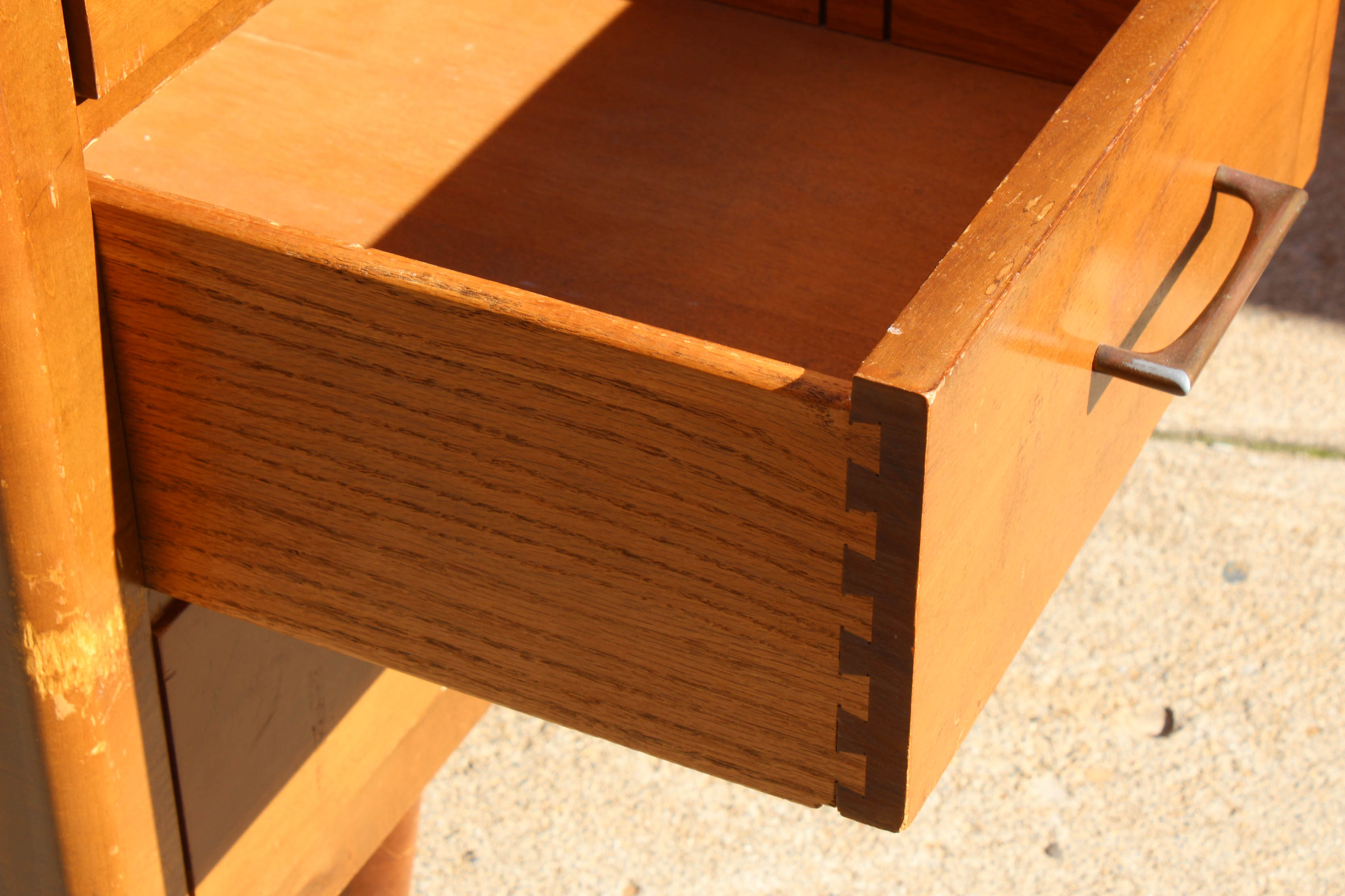 Leopold Mid Century Modern Oak Desk