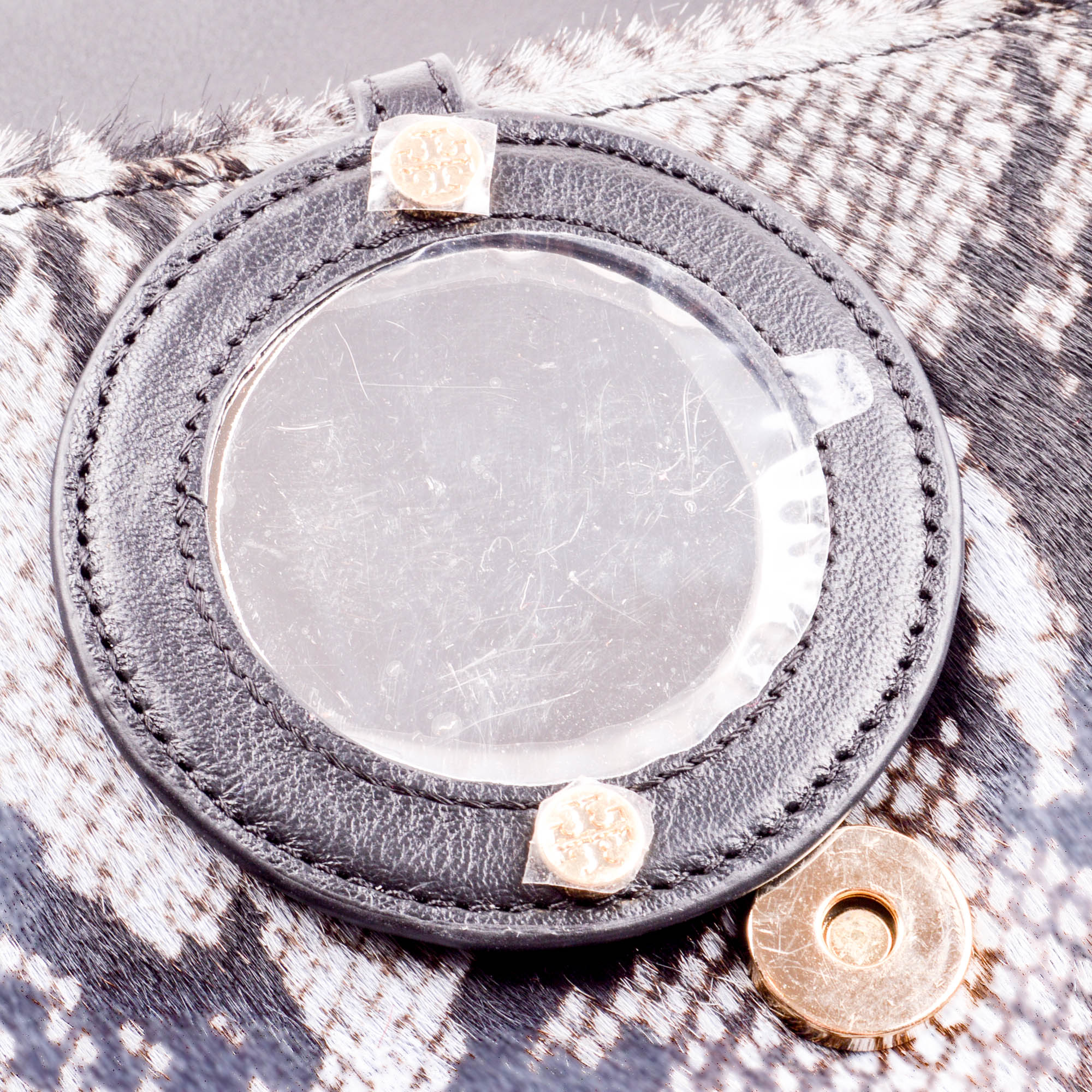 Tory Burch Python-Embossed Leather and Resin Bag