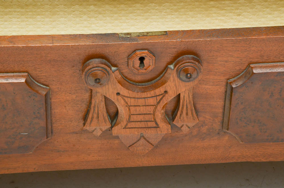 Victorian Eastlake Marble Top Dresser and Mirror