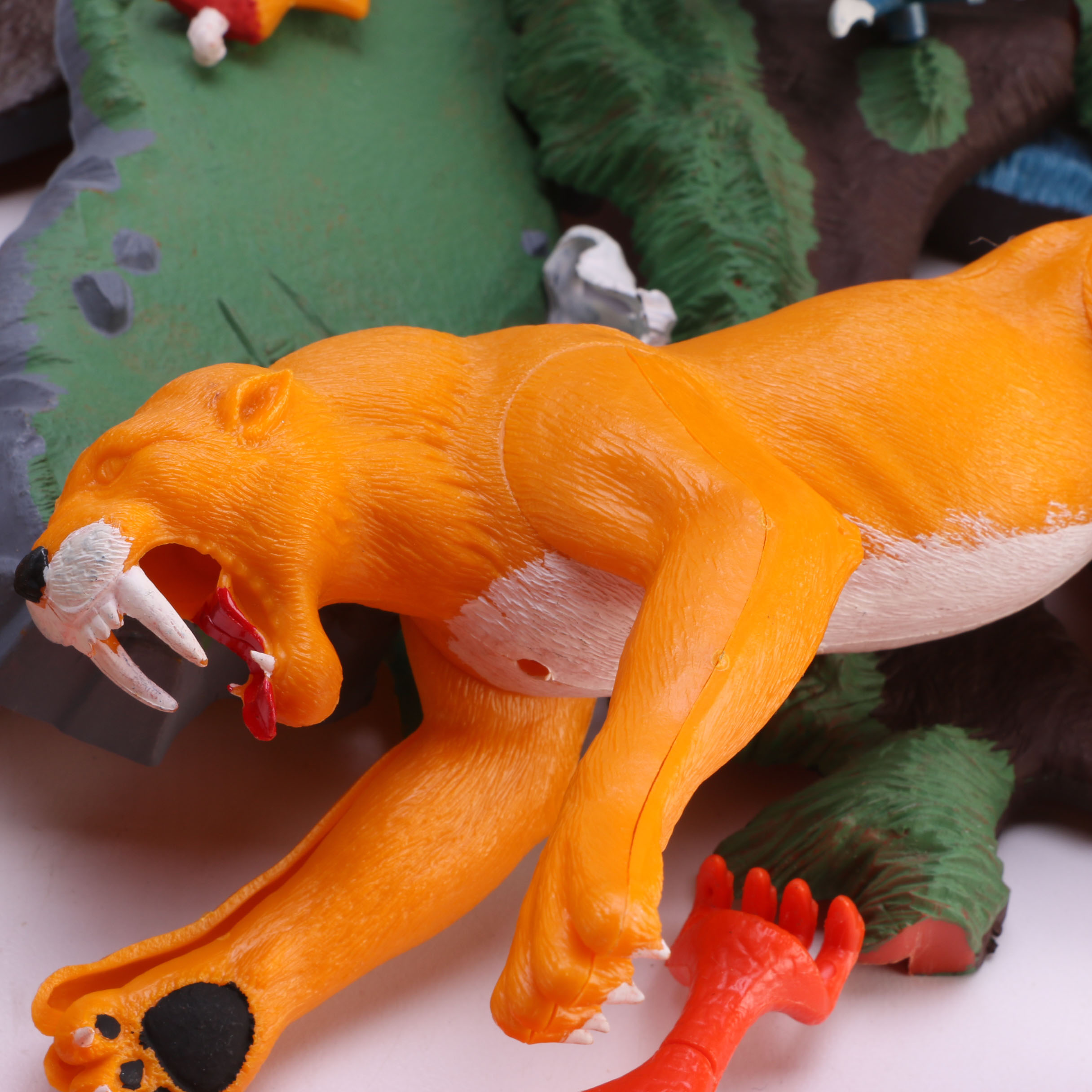 Aurora "Prehistoric Scenes: Tar Pit" Plastic Toy Models