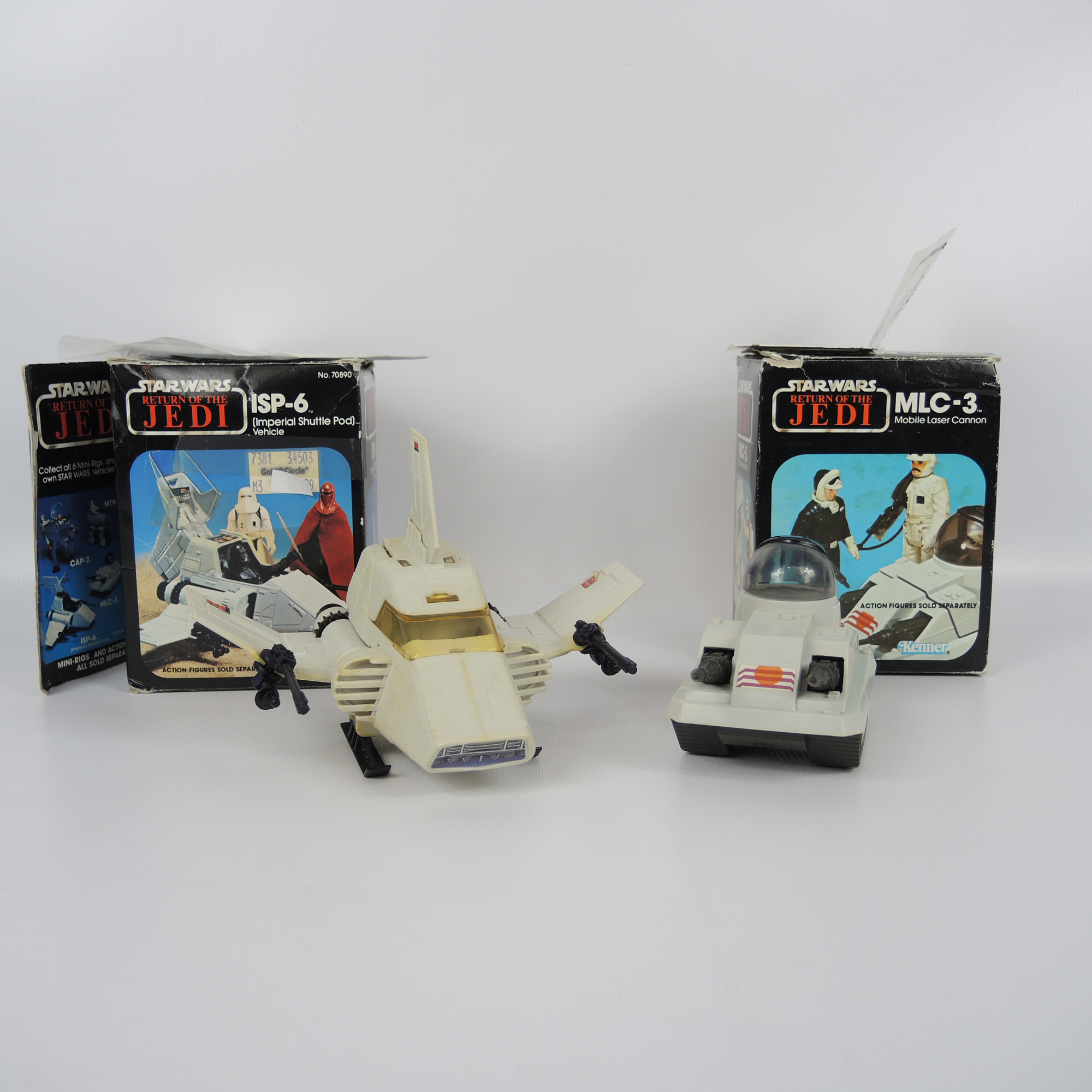 1980s Star Wars "Return of the Jedi" Vehicle and Toy Weapon in Box