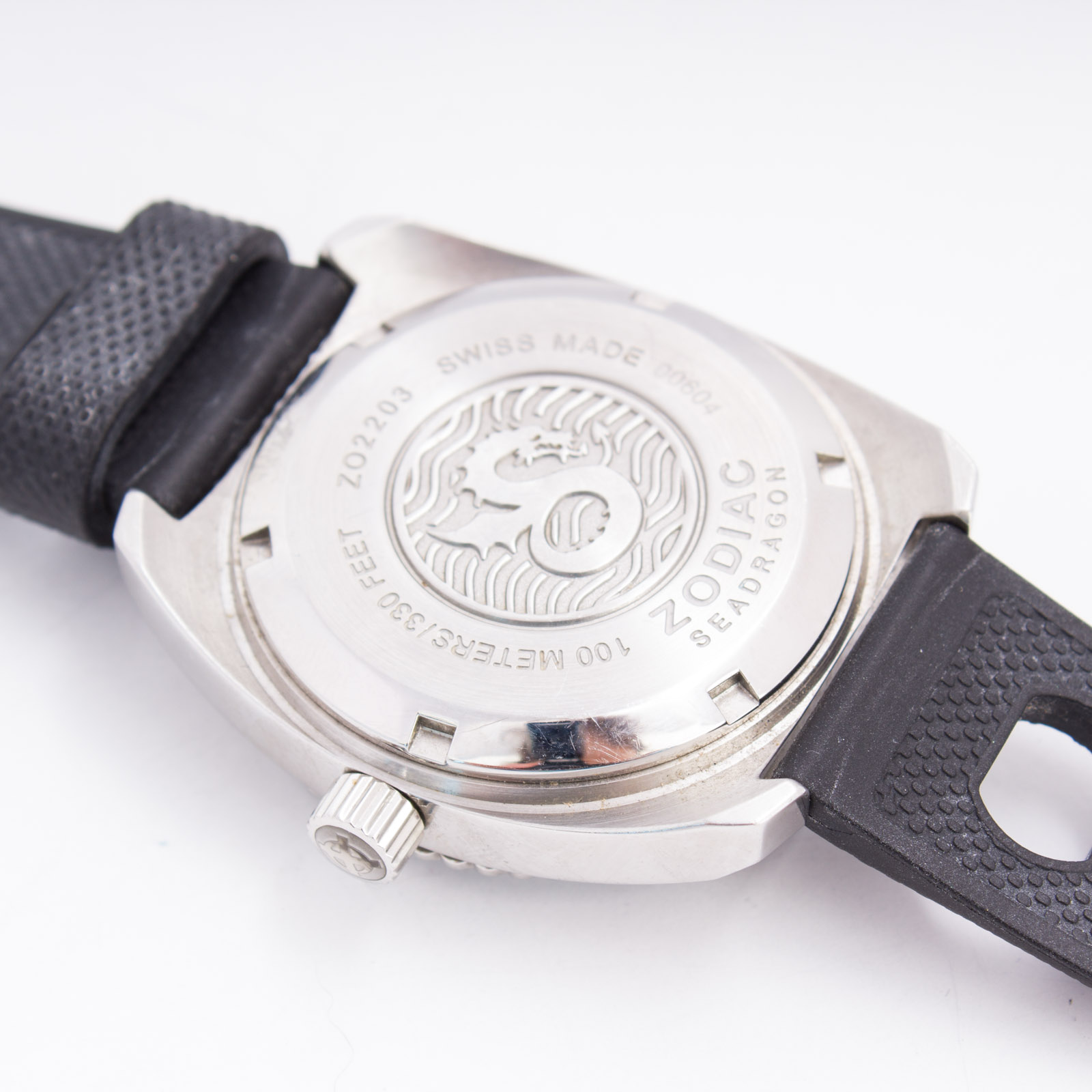 Stainless Steel Zodiac Sea Dragon Watch