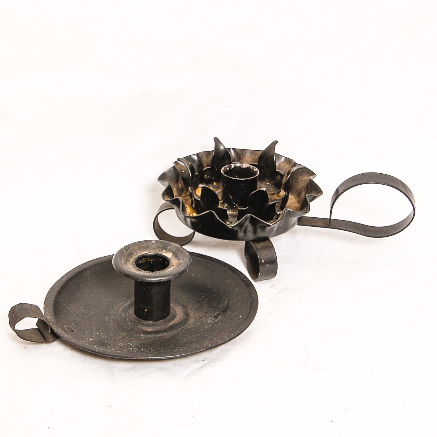 Collection of Vintage Metal Candle Stick Holders