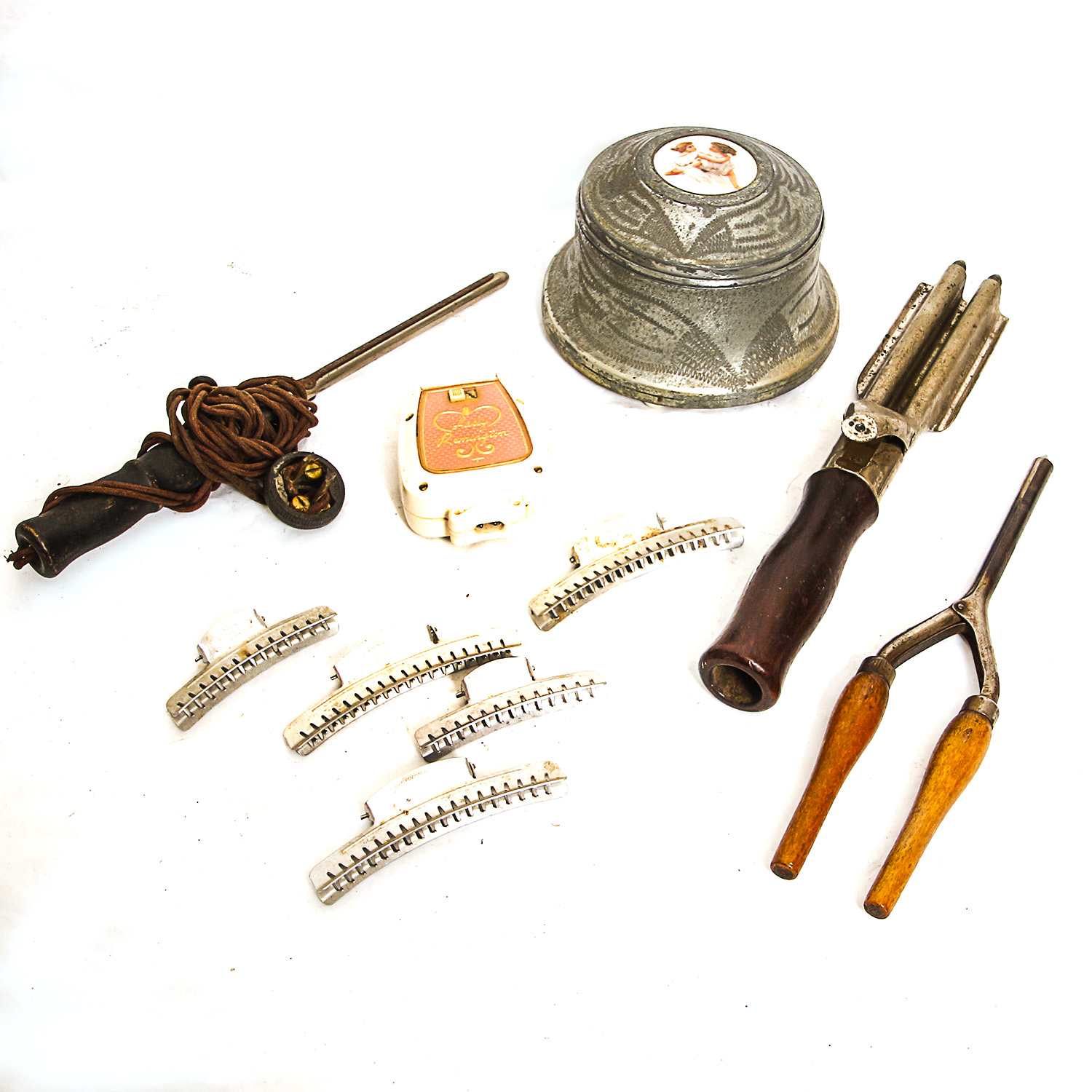 Collection of Vintage Hair and Makeup Items