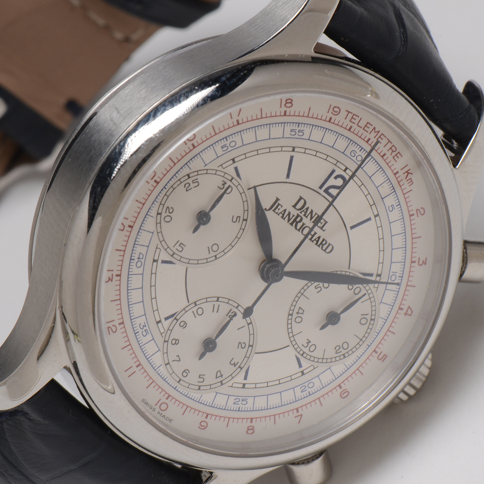 Men's Daniel JeanRichard Chronograph Stainless Steel Silver Automatic Watch