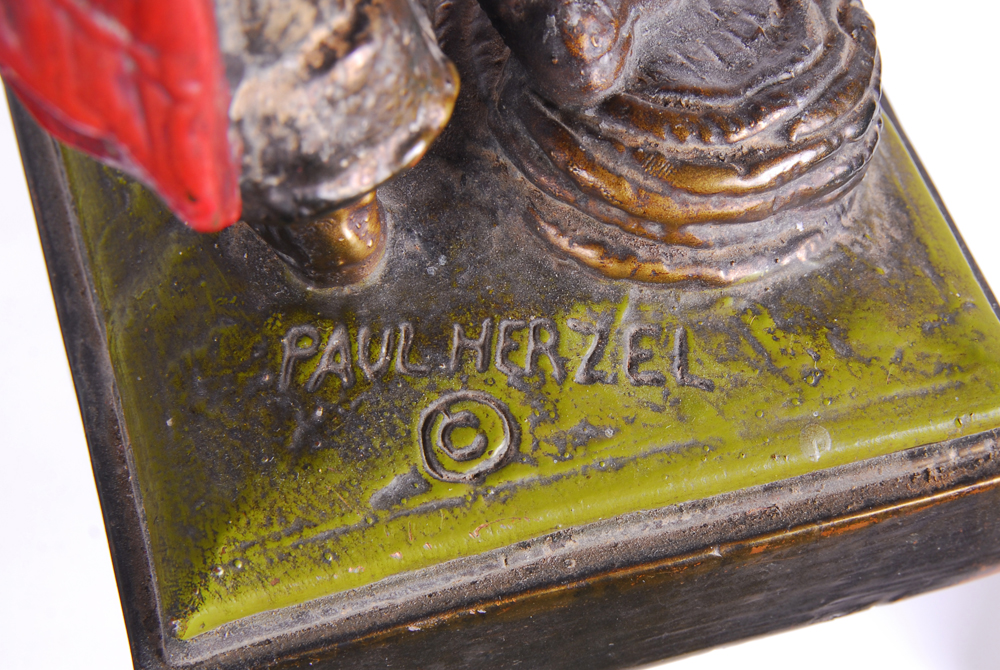 Bronze Plated Pirate Statues After Paul Herzel