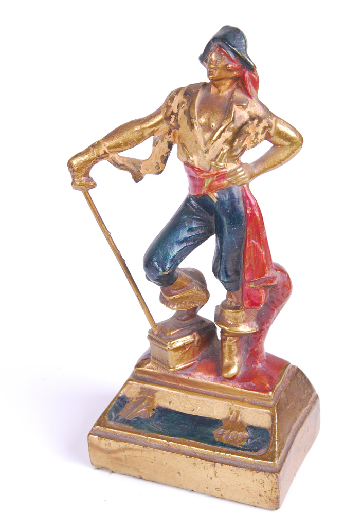 Bronze Plated Pirate Statues After Paul Herzel
