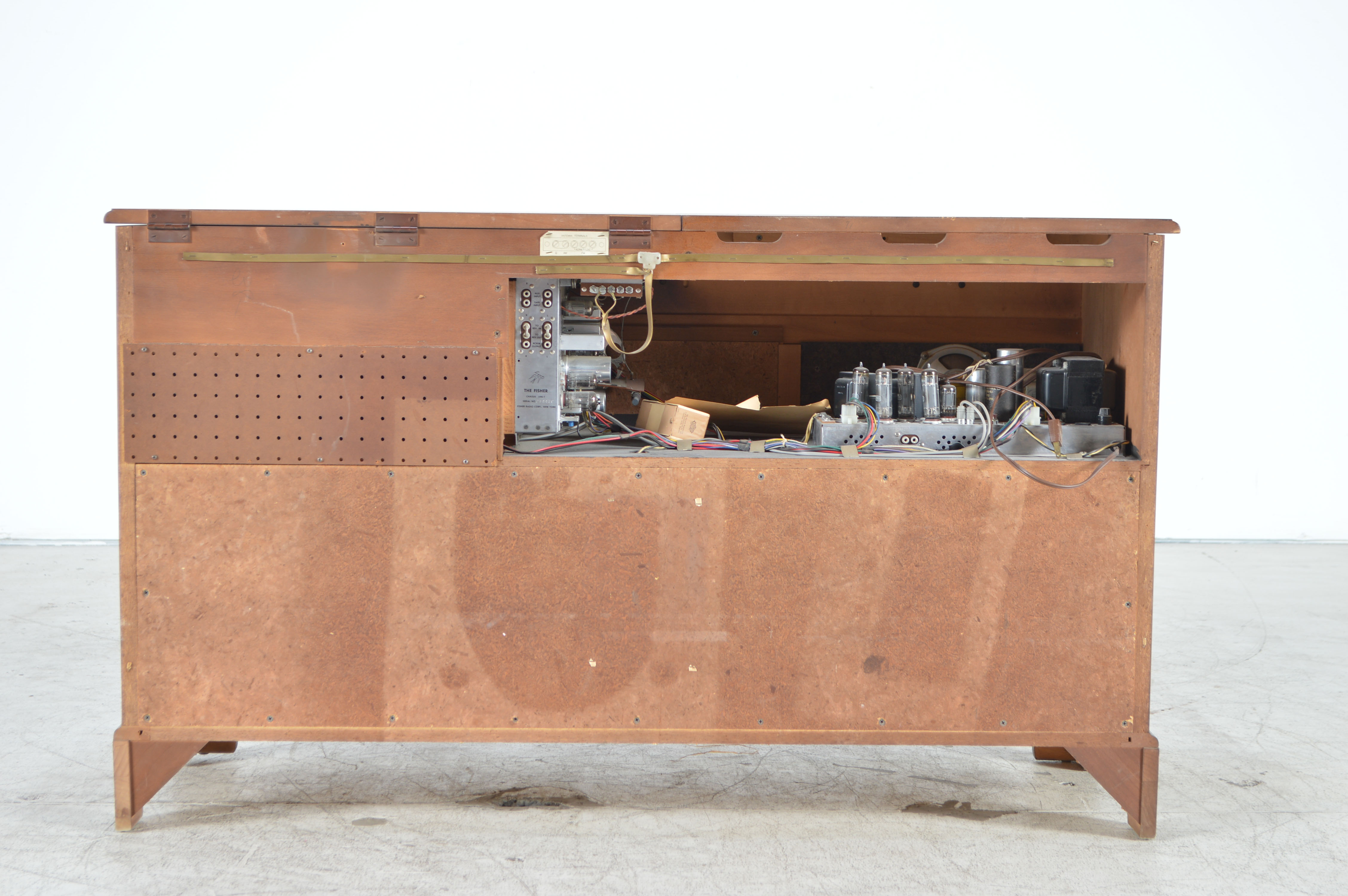 The Fisher Heritage Series 'Electra' Walnut Stereo Console